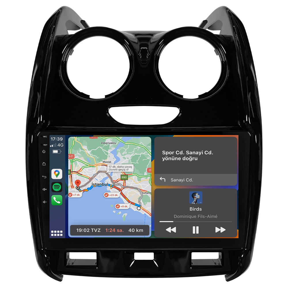 Dacia Duster Android Multimedya Sistemi (2015-2017) CRV-4810XD