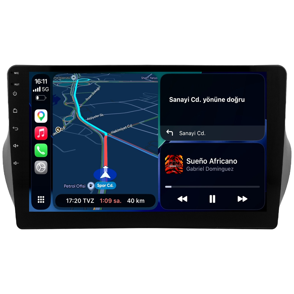 Citroen Nemo Android Multimedya Sistemi (2009-2019) CRV-4865XA