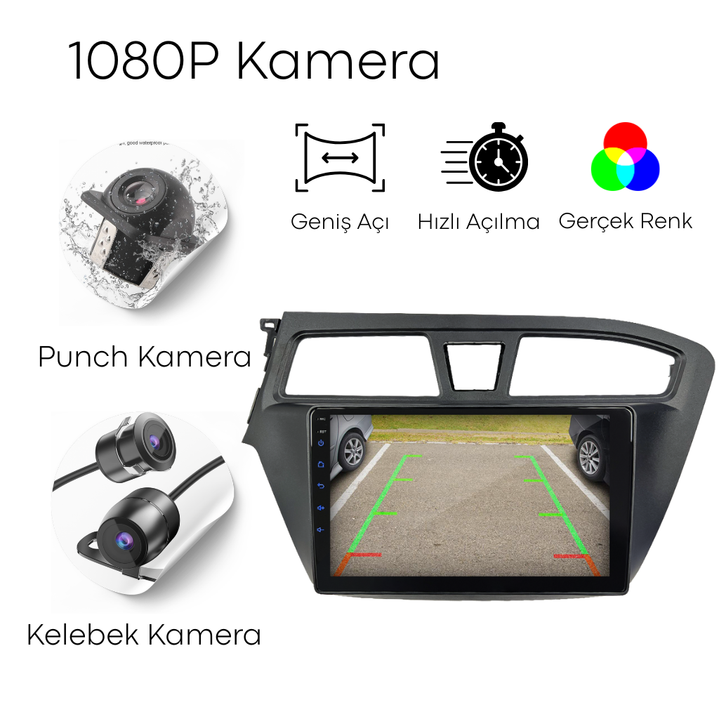 Hyundai i20 Android Multimedya Sistemi (2015-2017) CRV4264XP