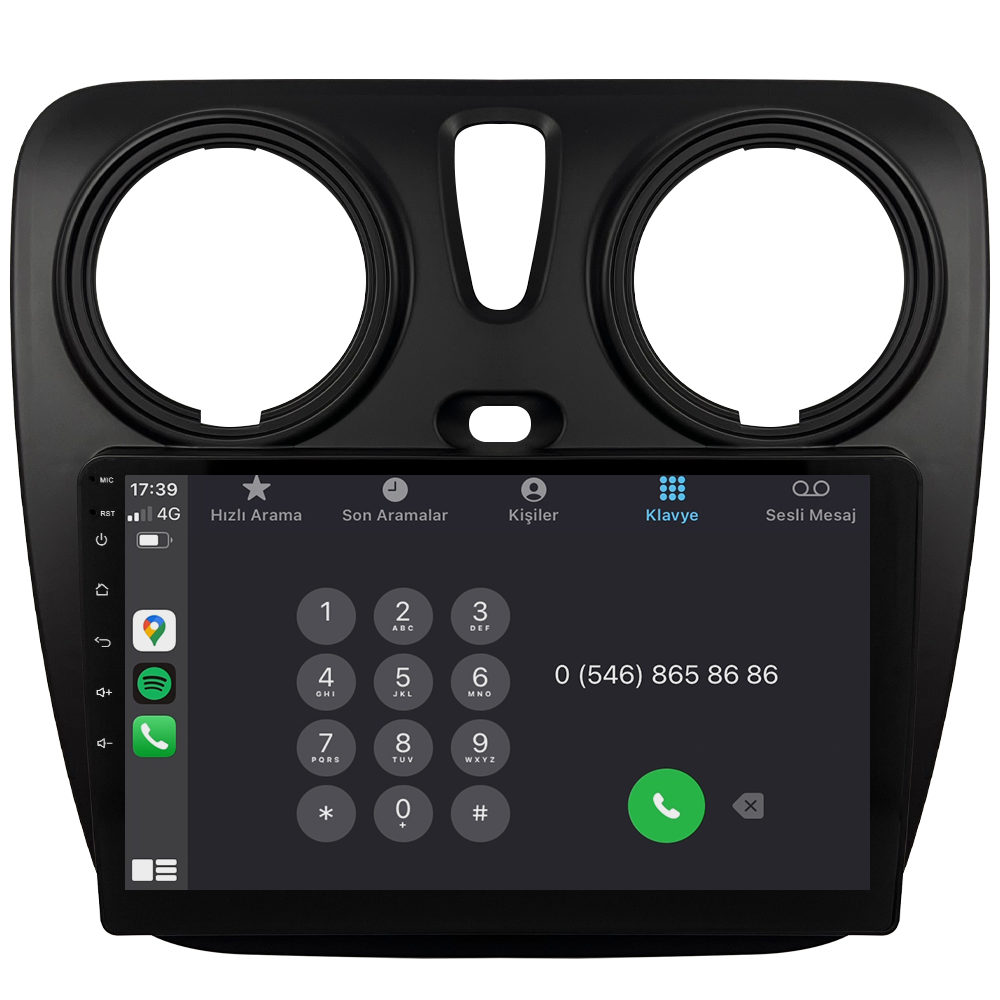 Dacia Dokker Android Multimedya Sistemi (2013-2020) CRV-4811XD