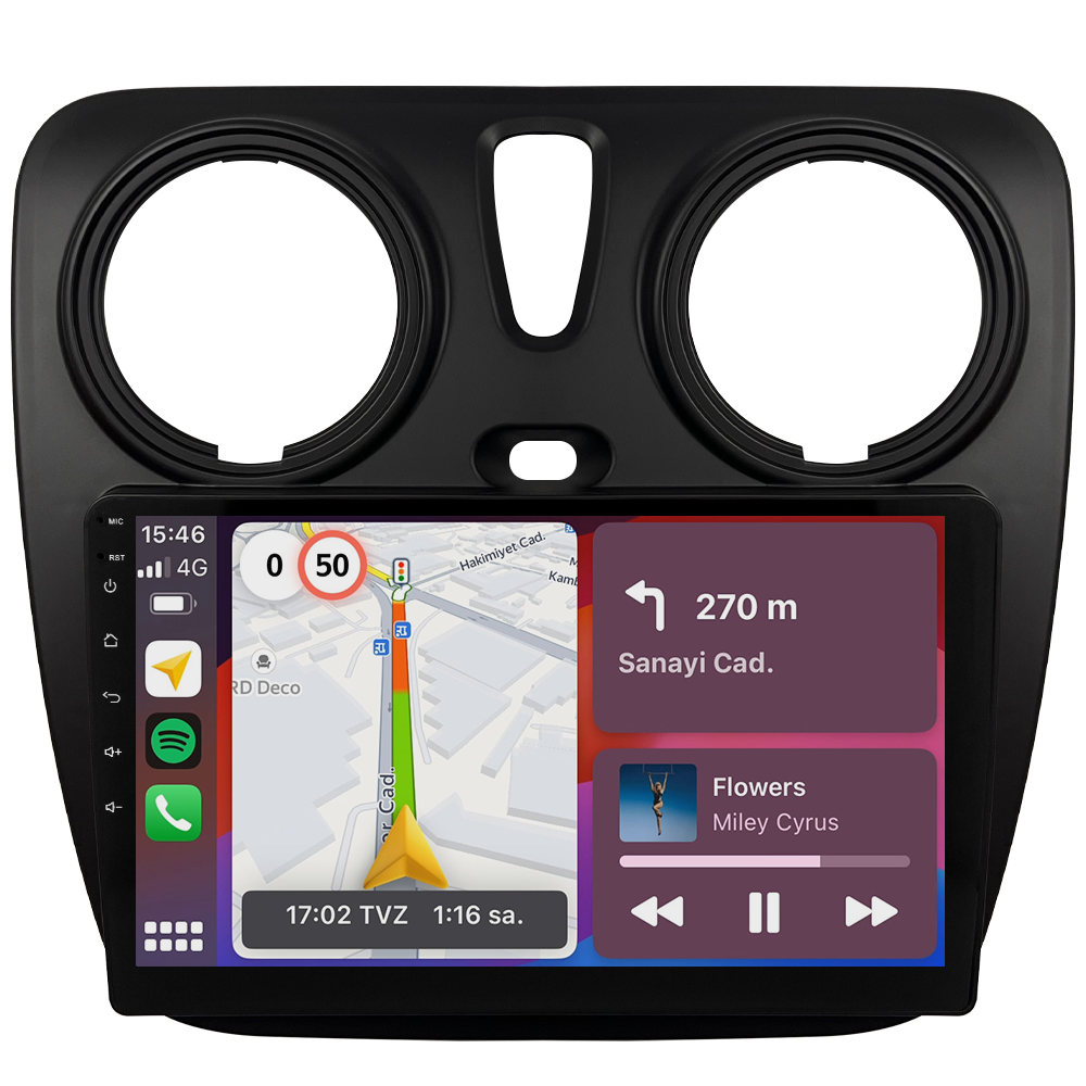 Dacia Dokker Android Multimedya Sistemi (2013-2020) CRV4811XP