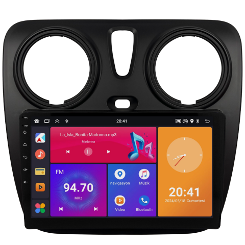 Dacia Dokker Android Multimedya Sistemi (2013-2020) CRV4811XP