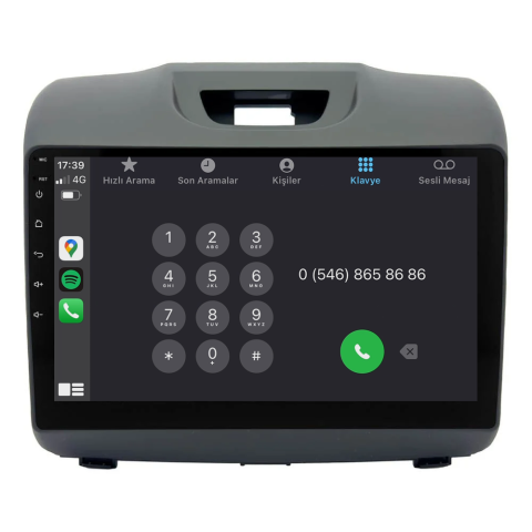 Isuzu D-Max Android Multimedya Sistemi (2012-2019) CRV4290XP
