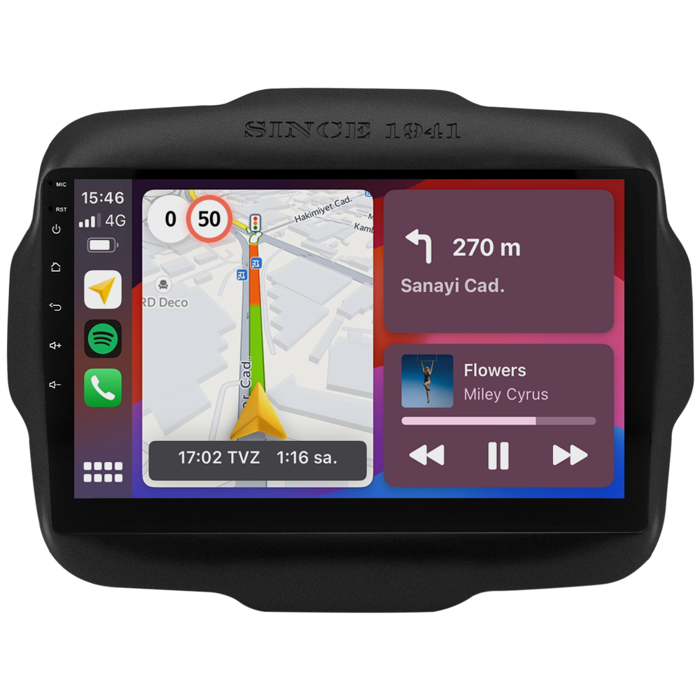 Jeep Renegade Android Multimedya Sistemi (2014-2023) CRV4301XP