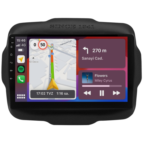 Jeep Renegade Android Multimedya Sistemi (2014-2023) CRV4301XP