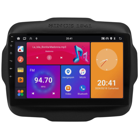 Jeep Renegade Android Multimedya Sistemi (2014-2023) CRV4301XP