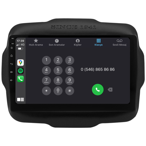 Jeep Renegade Android Multimedya Sistemi (2014-2023) CRV4301XP