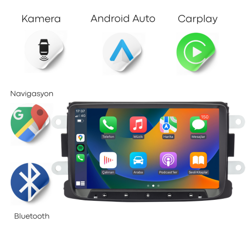 Dacia Duster Android Multimedya Sistemi (2013-2023)