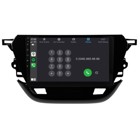 Opel Corsa F Android Multimedya Sistemi (2019-2022) CRV4825XP