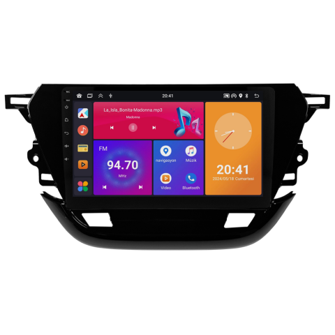 Opel Corsa F Android Multimedya Sistemi (2019-2022) CRV4825XP