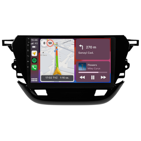 Opel Corsa F Android Multimedya Sistemi (2019-2022) CRV4825XP