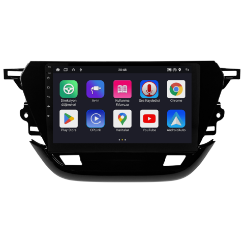 Opel Corsa F Android Multimedya Sistemi (2019-2022) CRV4825XP