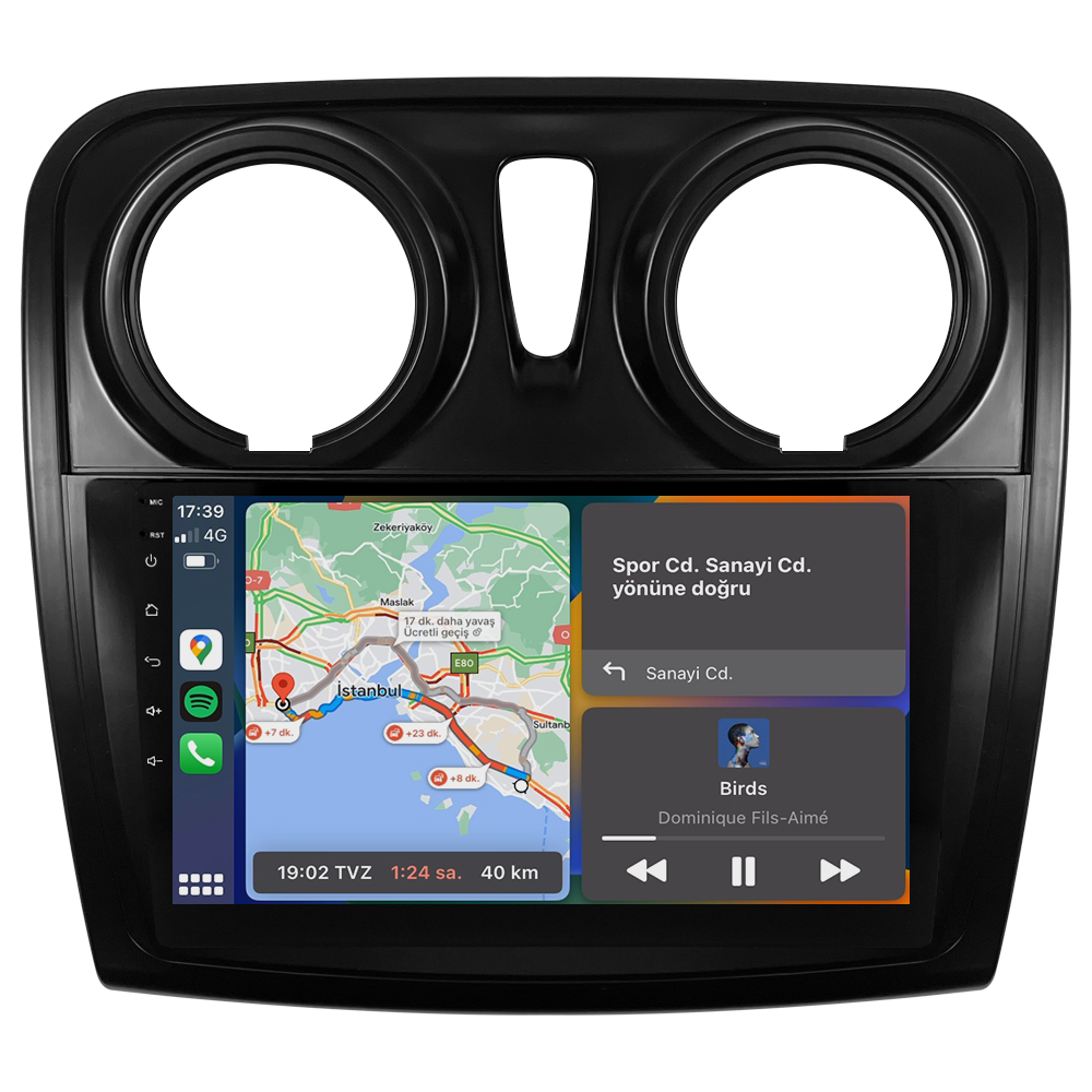 Dacia Logan 2 Android Multimedya Sistemi (2013-2020) CRV-4827XD