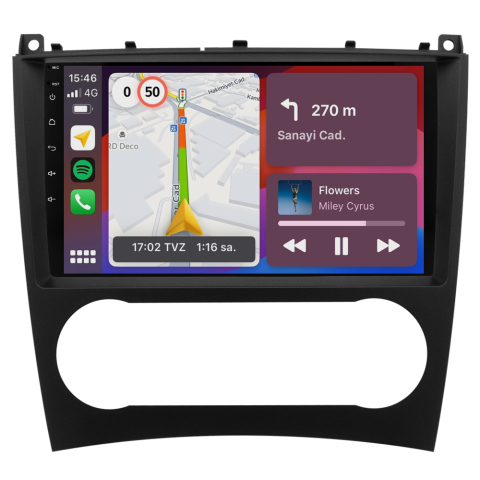 Mercedes C Serisi W203 Android Multimedya Sistemi (2005-2007) CRV4341XP