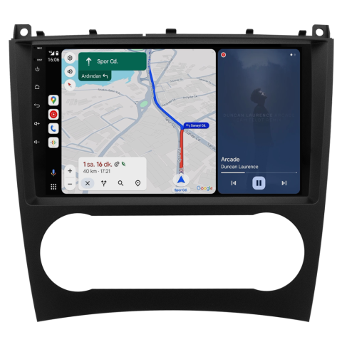 Mercedes C Serisi W203 Android Multimedya Sistemi (2005-2007) CRV4341XP
