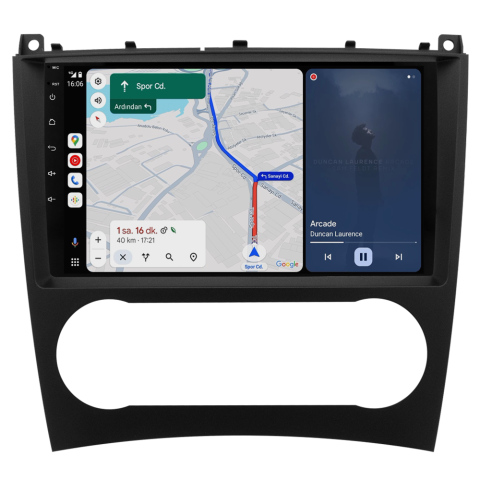 Mercedes C Serisi W203 Android Multimedya Sistemi (2005-2007) CRV4341XP