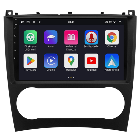 Mercedes C Serisi W203 Android Multimedya Sistemi (2005-2007) CRV4341XP