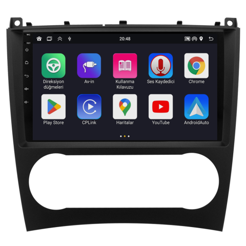 Mercedes C Serisi W203 Android Multimedya Sistemi (2005-2007) CRV4341XP