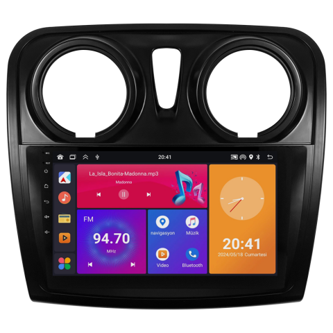 Dacia Sandero Android Multimedya Sistemi (2013-2020) CRV4827XP