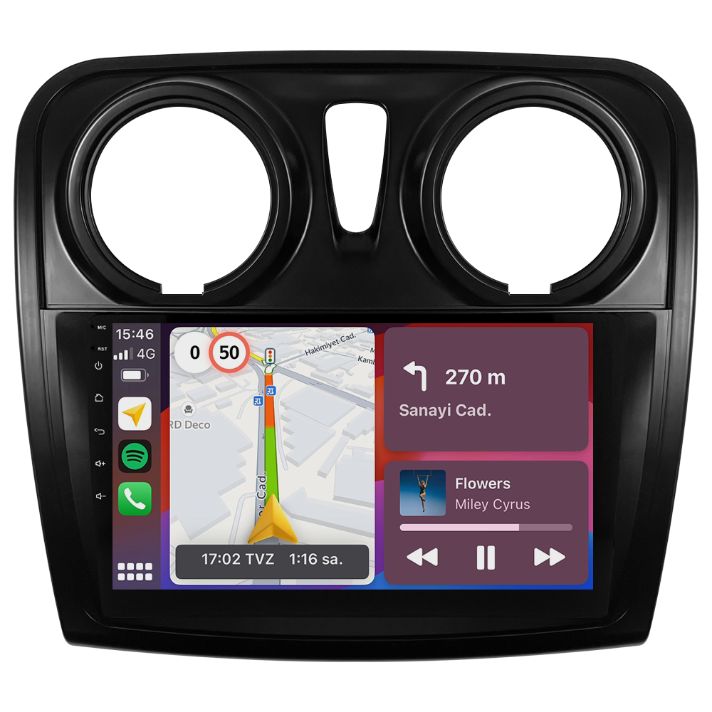 Dacia Sandero Android Multimedya Sistemi (2013-2020) CRV4827XP