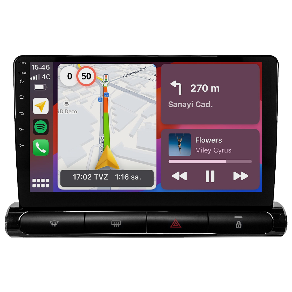 Citroen C3 Android Multimedya Sistemi (2017-2023) CRV4768XP (HIGH)