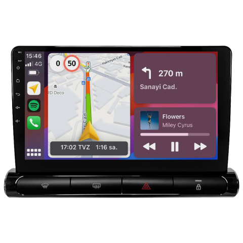 Citroen C3 Android Multimedya Sistemi (2017-2023) CRV4768XP (HIGH)