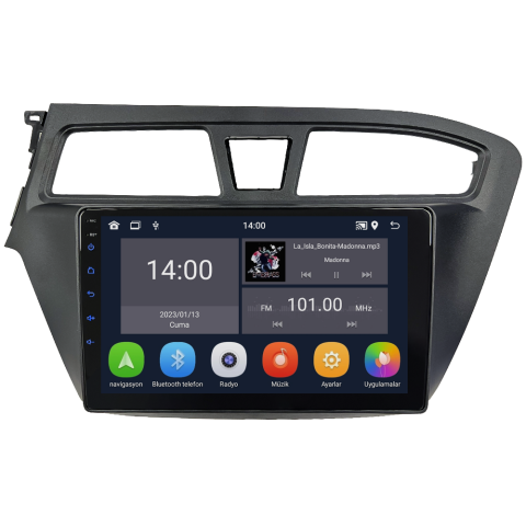 Hyundai i20 Android Multimedya Sistemi (2015-2017)