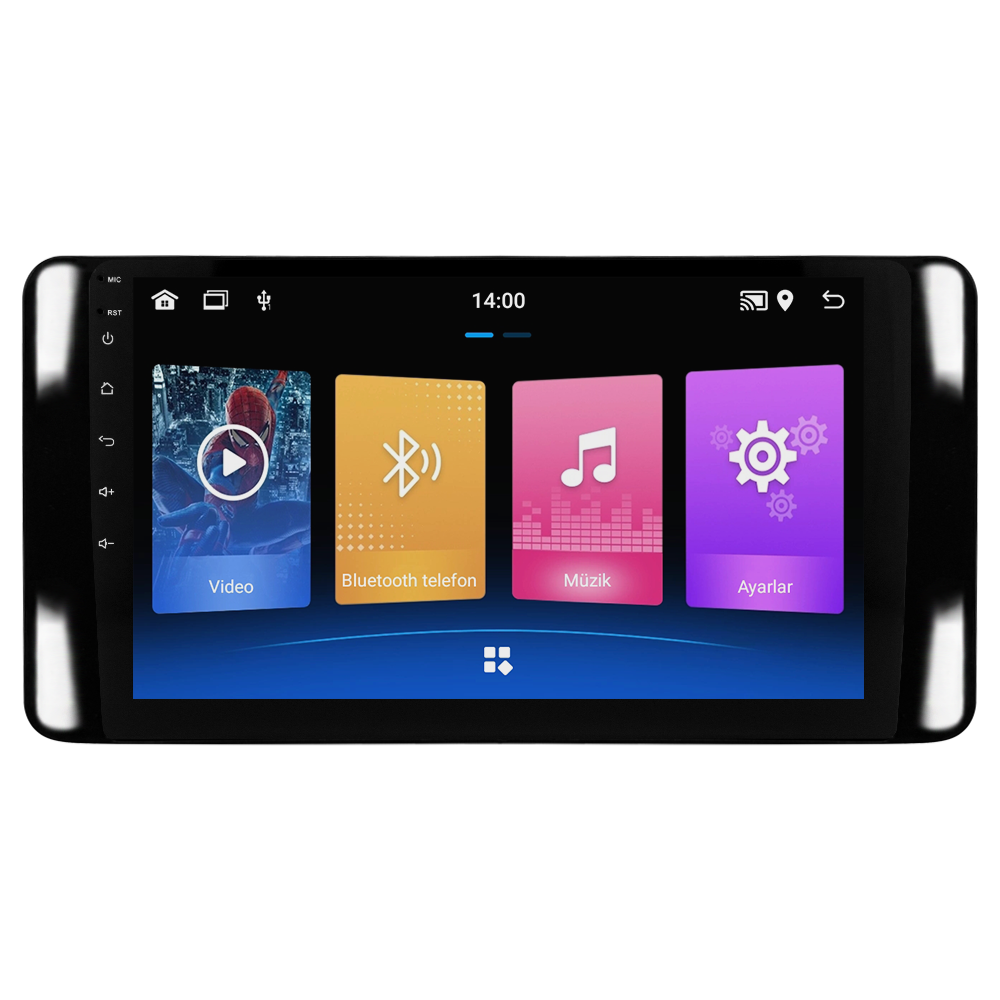 Skoda Scala Android Multimedya Sistemi (2021+) CRV-4946X Piano Black Çerçeve