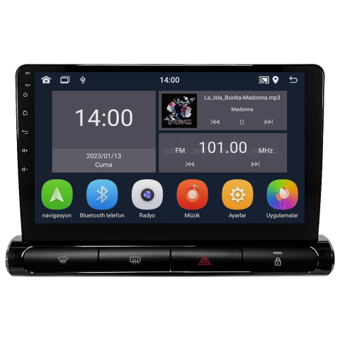 Citroen C3 Android Multimedya Sistemi (2023) CRV-4769XD (LOW)