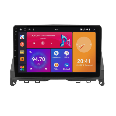 Mercedes C Serisi W204 Android Multimedya Sistemi (2005-2011) CRV4352XP