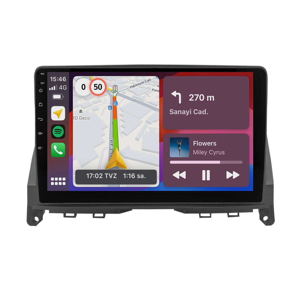 Mercedes C Serisi W204 Android Multimedya Sistemi (2005-2011) CRV4352XP