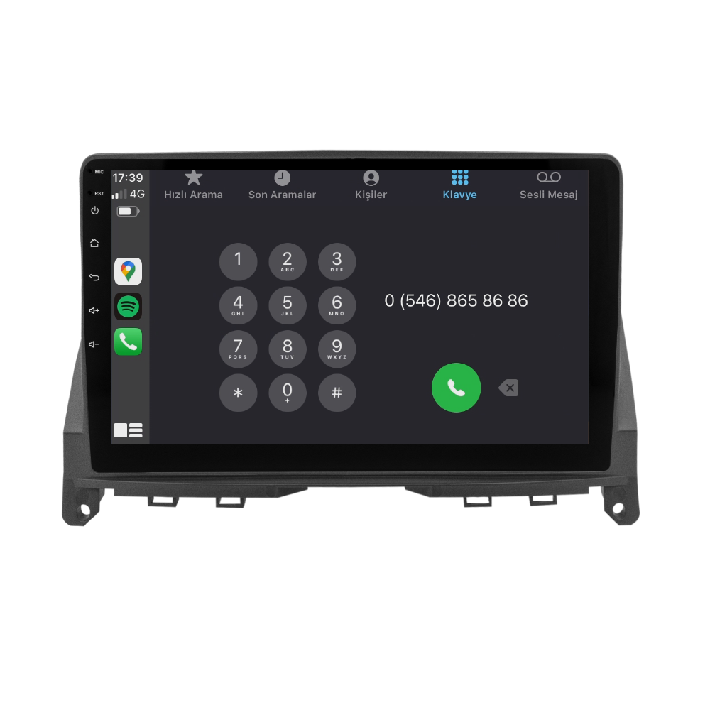 Mercedes C Serisi W204 Android Multimedya Sistemi (2005-2011) CRV4352XP
