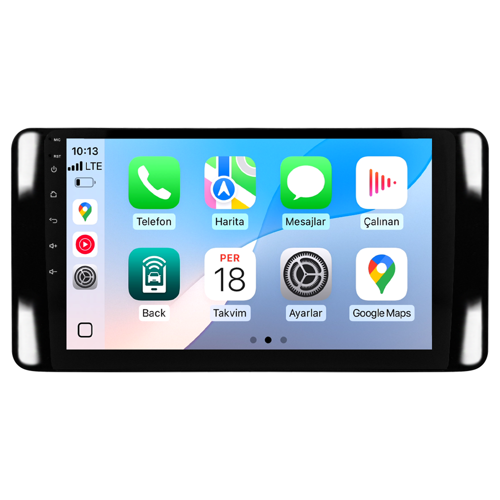 Skoda Scala Android Multimedya Sistemi (2021+) CRV-4946XDA Piano Black Çerçeve
