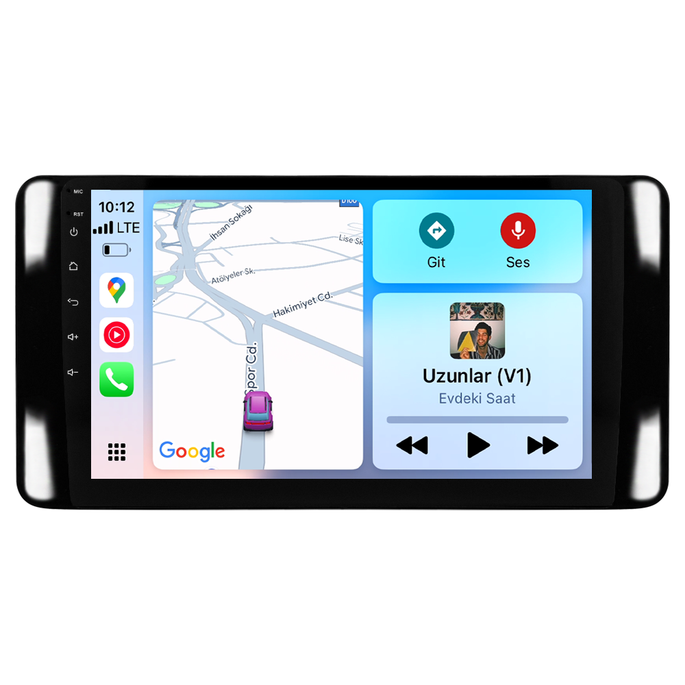 Skoda Scala Android Multimedya Sistemi (2021+) CRV-4946XDA Piano Black Çerçeve