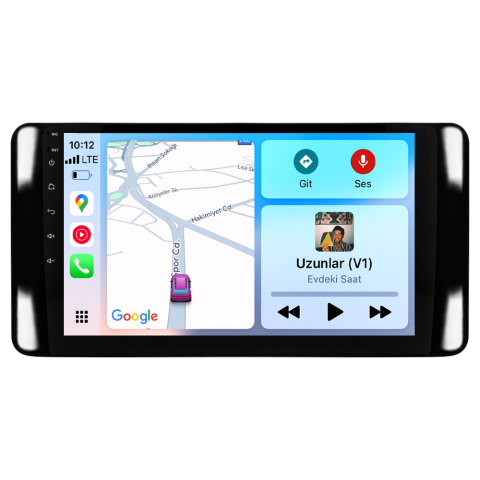 Skoda Scala Android Multimedya Sistemi (2021+) CRV-4946XDA Piano Black Çerçeve