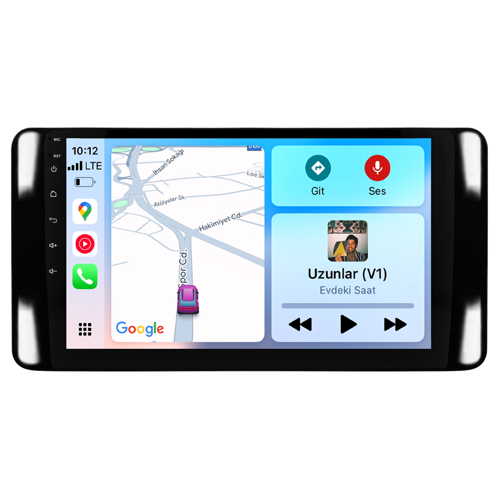 Skoda Scala Android Multimedya Sistemi (2021+) CRV-4946XAA Piano Black Çerçeve