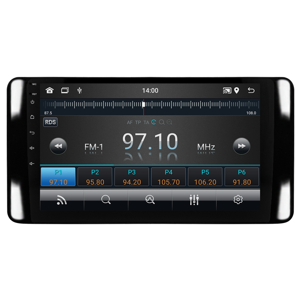 Skoda Scala Android Multimedya Sistemi (2021+) CRV-4946XAA Piano Black Çerçeve