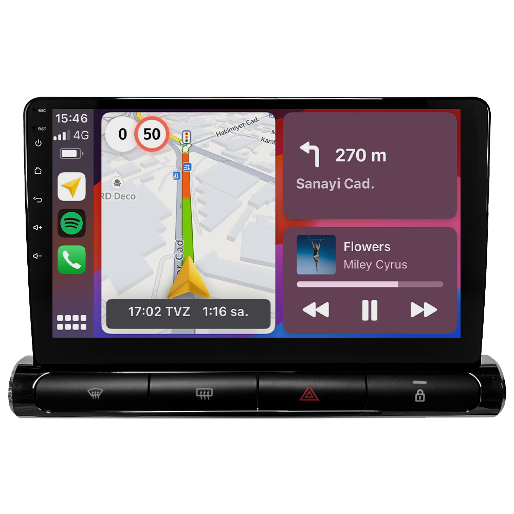 Citroen C3 Android Multimedya Sistemi (2017-2023) CRV4769XP (LOW)