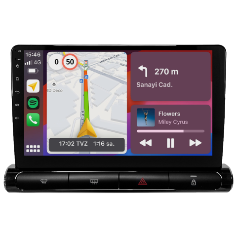 Citroen C3 Android Multimedya Sistemi (2017-2023) CRV4769XP (LOW)
