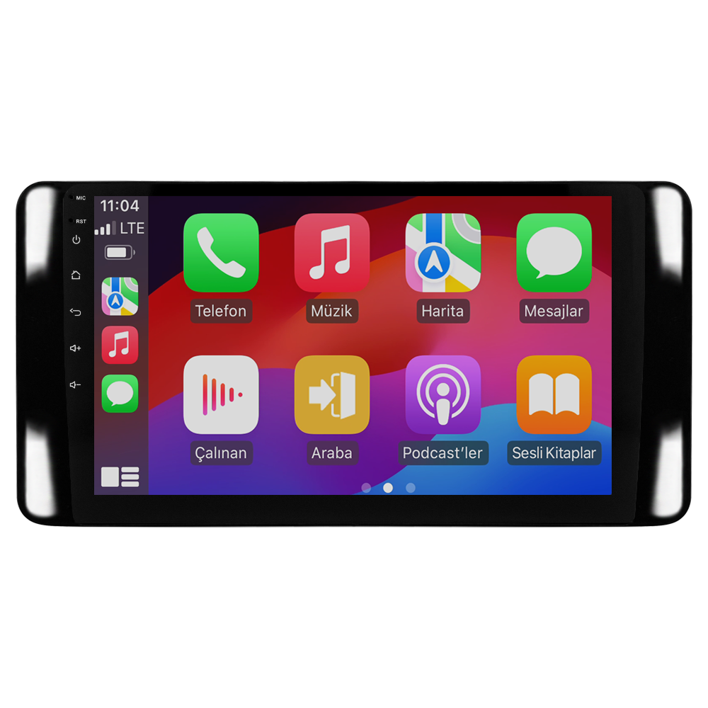 Skoda Scala Android Multimedya Sistemi (2021+) CRV4946XP Piano Black Çerçeve