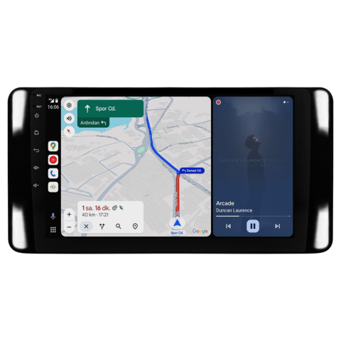 Skoda Scala Android Multimedya Sistemi (2021+) CRV4946XP Piano Black Çerçeve