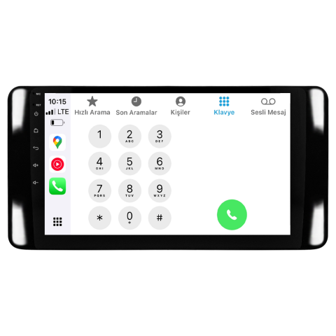 Skoda Scala Android Multimedya Sistemi (2021+) CRV-4946XR Piano Black Çerçeve