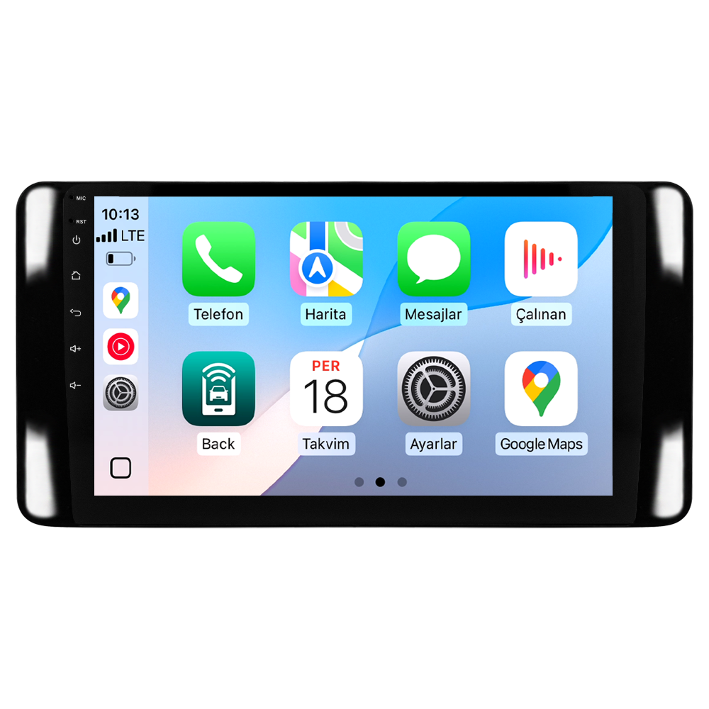Skoda Scala Android Multimedya Sistemi (2021+) CRV-4946XR Piano Black Çerçeve