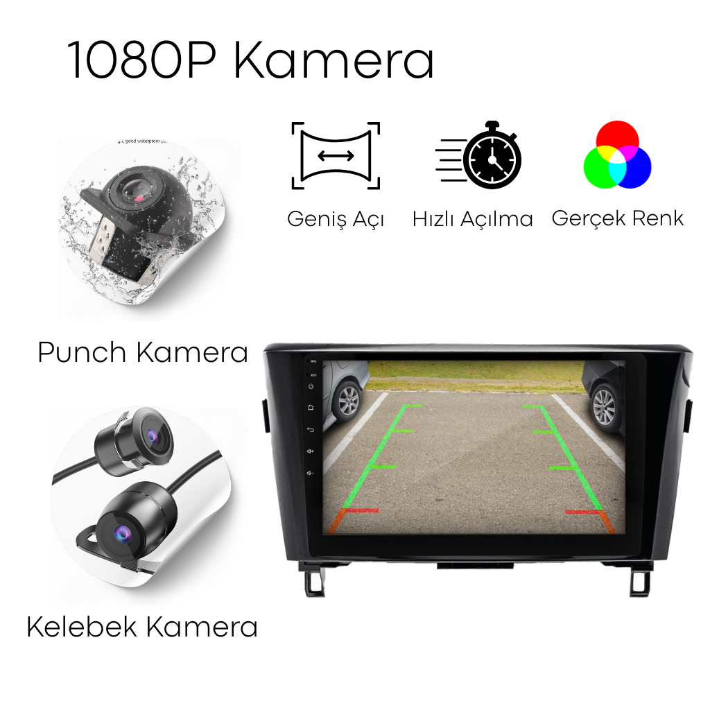 Nissan Qashqai Android Multimedya Sistemi (2014-2020) CRV4372XP