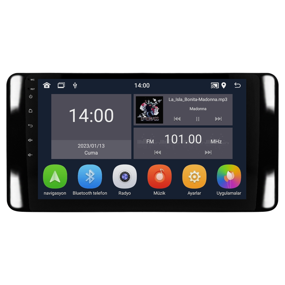 Skoda Kamiq Android Multimedya Sistemi (2021+) CRV-4947XD Piano Black Çerçeve