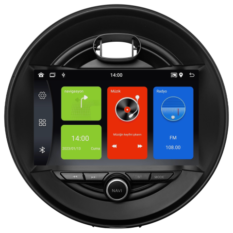 Mini Cooper Android Multimedya Sistemi (2013-2017) CRV-4771XDA