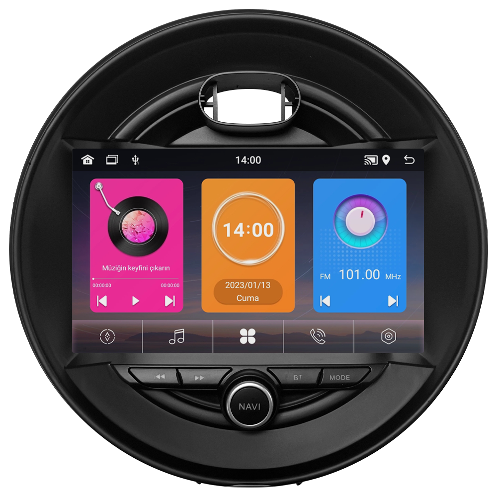 Mini Cooper Android Multimedya Sistemi (2013-2017) CRV-4771XAA