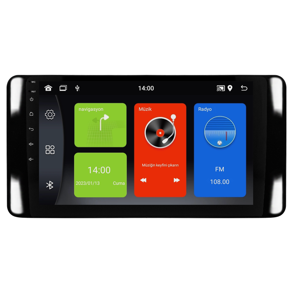 Skoda Kamiq Android Multimedya Sistemi (2021+) CRV-4947XDA Piano Black Çerçeve