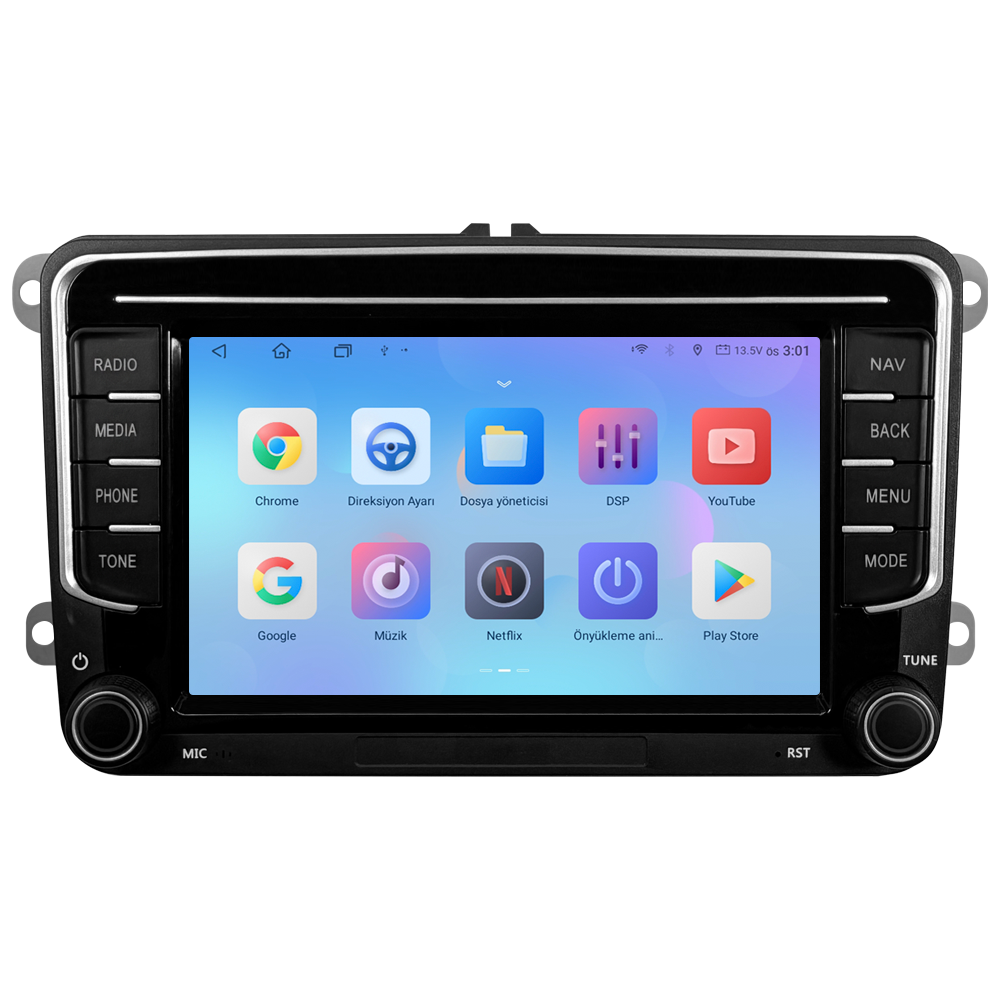 Skoda Fabia Android Multimedya Sistemi (2010-2014) CRV-4975SD