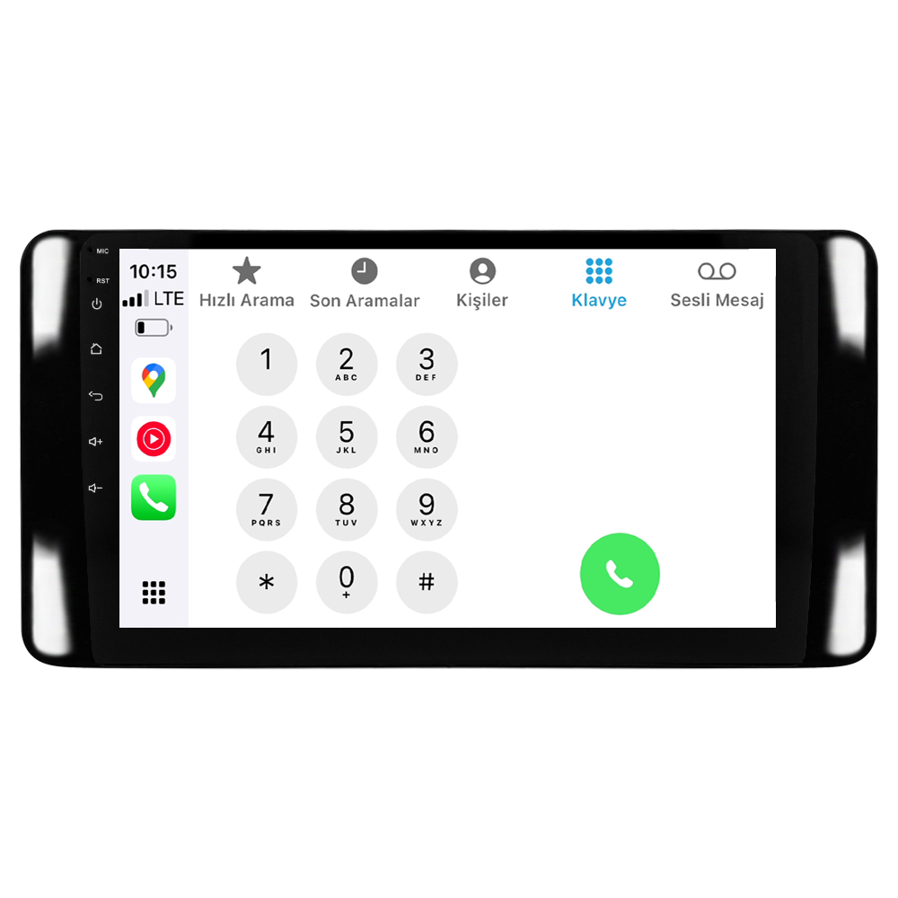 Skoda Kamiq Android Multimedya Sistemi (2021+) CRV-4947XAA Piano Black Çerçeve